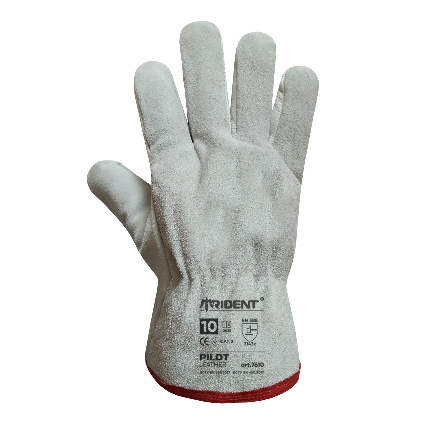 Рукавички шкіряні Trident Pilot арт 7610